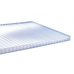 Plaque polycarbonate alvéolaire 32MM - Coloris - Clair, Epaisseur - 32 mm, Largeur - 98 cm,