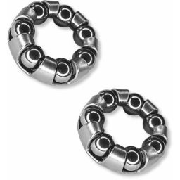 Cyclingcolors - 2x roulement cage à billes vélo acier 13mm 20mm 7 billes 4,76mm universel roue axe