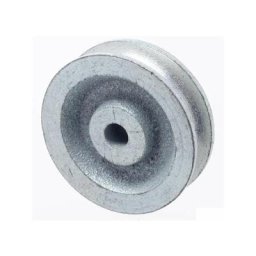 Galet pour poulie enrouleur de câble en fonte Ø 40mm pour câble largeur max. 5mm Porte Roulette