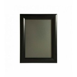 Interface Plv - Cadre d'affichage clic clac en aluminium noir format A5 - Noir