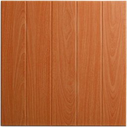Decosa - Dalle de plafond athen 50x50cm, ps, effet bois-hêtre, 20 sach., 40m2 - brun