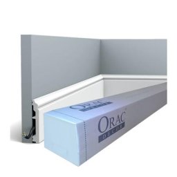 Orac - Carton complet de 40m SX173 Plinthe Decor - 10 x1,6x200cm (h x p x l)- plinthe déco polymère