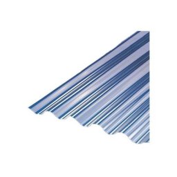 Plaque pvc micro ondulation (mo 32/9) - Coloris - Transparent, Largeur totale de la plaque - 75cm,