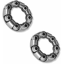 Cyclingcolors - 2x roulement cage à billes vélo acier 15mm 25mm 7 billes 6,35mm universel roue axe