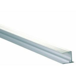 Profilé obturation pour plaque polycarbonate alvéolaire épaisseur 32 mm - Coloris - Aluminium,