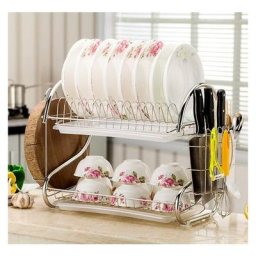 Hofuton Égouttoir Vaisselle Bac Vaisselle Étendoir Vaisselle Acier Inoxydable Légumes Fruits Panier