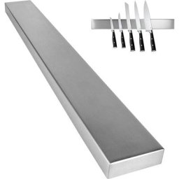Oylda - Porte-couteau magnétique en acier inoxydable, porte-ustensiles, longueur 40 cm