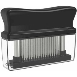 Ayyqh - Attendrisseur à viande manuel à 48 lames en acier inoxydable (noir),