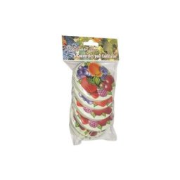 Bouchonnerie Jocondienne - couvercle confiturier X6 D.82 decor fr 628