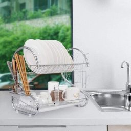 Hofuton Égouttoir Vaisselle Bac Vaisselle Étendoir Vaisselle Acier Inoxydable Légumes Fruits Panier