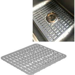 Tapis d'évier pour évier en acier inoxydable/céramique, protecteurs d'évier en pvc pour fond
