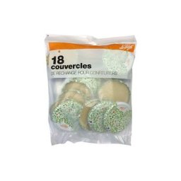 Couvercle pour confiturier d: 82 mm- lot de 18 - Le Parfait