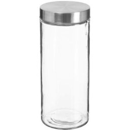 5five - Bocal verre couvercle inox 2L Nixo 2L - 5 five simply smart - Transparent et argent