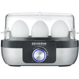 Severin - ek 3163 Cuiseur à oeufs sans bpa, avec verre doseur, avec pique-œuf acier inoxydable, noir