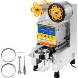 Machine a Sceller la Tasse de The Automatique 450 w, Scellant a Tasse de The a Bulles Modes Manuel