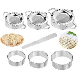 Moule Ravioli, 7 Pices Acier Inoxydable Ravioli Maker et Ravioli Cutter Kit Moulle Raviole