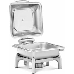 Royal Catering - Chafing Dish Professionnel Bain-Marie Chauffe-Plat 1 Bruleur gn 2/3 5,3L Plat