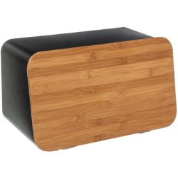 Boîte à pain et planche Modern Color noir 37 cm - 5 five simply smart - Noir