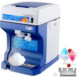 Machine a Glace Pilee 250W Broyeur a Glace Electrique 120 kg Finesse Glace Ajustable Vitesse