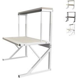 Tagère de Cuisine, Meuble de Rangement, Support pour Four à Micro-ondes, avec 2 Niveaux, pour