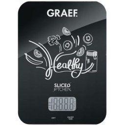 Graef - ks 202 Balance de cuisine numérique numérique Plage de pesée (max.)=5 kg noir