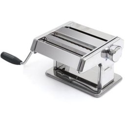 Bathrins - Machine à nouilles manuelle acier inox monobloc - poignée noire