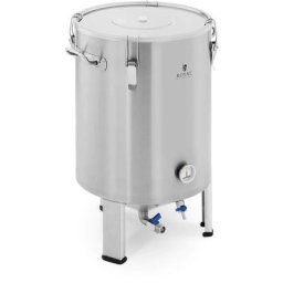 Royal Catering - Cuve De Fermentation Conique Fermenteur à Bière Inox 60L 0-40 °c Argent
