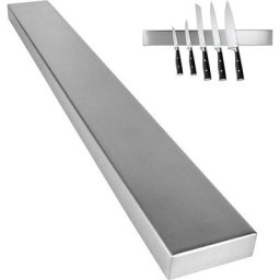 Oylda - Porte-couteau magnétique en acier inoxydable, porte-ustensiles, longueur 50 cm