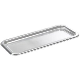 1001kdo Hygiene&beaute - Set de 2 plateaux a cake argent