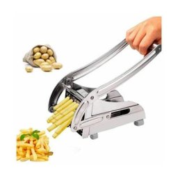 Linghhang - Coupe-pommes de terre professionnel en acier inoxydable coupe-frites manuel
