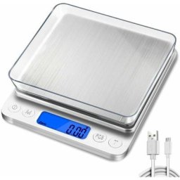 Balance de cuisine numérique,charge USB,3 kg/0.1g,mini balance de cuisine électrique,balance