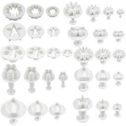 Wahaison - 33PCS Emporte Piece Pate a Sucre, Ustensiles pour Dcoration de Gateau, Coeur Fleur