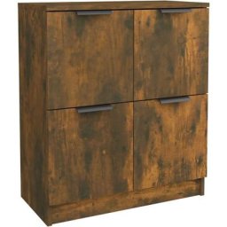 Buffet Chêne fumé 60x30x70 cm Bois d'ingénierie vidaXL - Chêne fumé