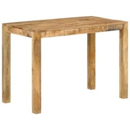 Table à manger 110x55x76 cm Bois de manguier massif Vidaxl n/a