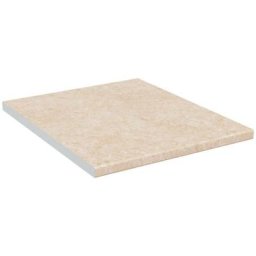 Hommoo - Comptoir de cuisine Beige avec texture 50x60x2,8 cm Aggloméré