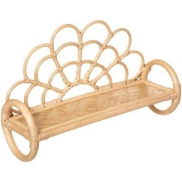 Tagère murel Aoni en rotin Atmosphera créateur d'intérieur - Beige