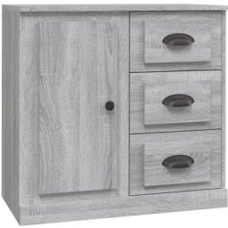 Buffet sonoma gris 70x35,5x67,5 cm bois d'ingénierie Vidaxl Sonoma gris