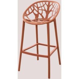 Sklum - Lot de 4 Tabourets Hauts Ores Terracota ↑75 cm - Terracota ↑75 cm