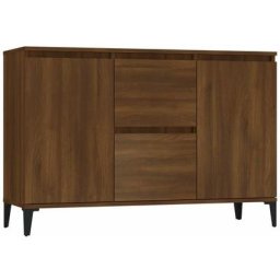 Buffet Chêne marron 104x35x70 cm Bois d'ingénierie Vidaxl Brown oak