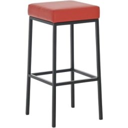 Tabouret de bar Montréal 80 rouge Noir