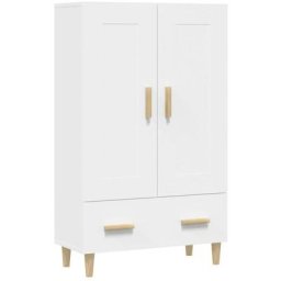 Buffet haut Blanc 70x31x115 cm Bois d'ingénierie Vidaxl Blanc