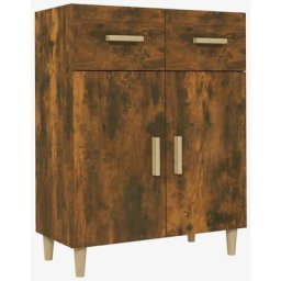 Vidaxl - Buffet Chêne fumé 69,5x34x89 cm Bois d'ingénierie Chêne fumé