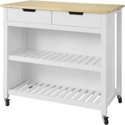 Sobuy - Meuble de Cuisine Desserte de Cuisine à Roulettes Table Roulante Meuble de Rangement pour