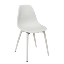 Chaise pour enfant pieds en métal Lina - Gris