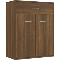 Buffet Chêne marron 60x30x75 cm Bois d'ingénierie vidaXL - Chêne marron