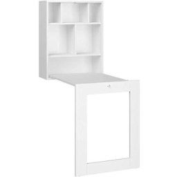Bureau mural pliant Tilt blanc mat - BLANC MAT
