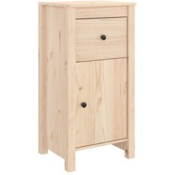 Buffet 40x35x80 cm Bois massif de pin Vidaxl Marron