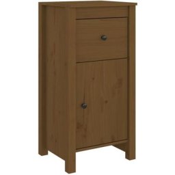 Buffet Marron miel 40x35x80 cm Bois massif de pin Vidaxl marron miel