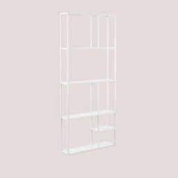 Tagère Murale Modulaire en Métal (80 cm) Thura Sklum Blanc - Blanc