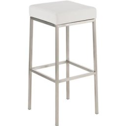 Tabouret de bar Montreal 85 blanc Acier affiné